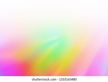 Light Multicolor, Rainbow vector bokeh pattern. Modern geometrical abstract illustration with gradient. The blurred design can be used for your web site.