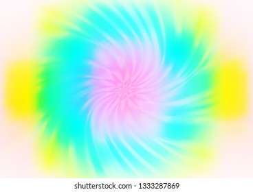 Light Multicolor, Rainbow vector bokeh template. Colorful illustration in blurry style with gradient. The blurred design can be used for your web site.