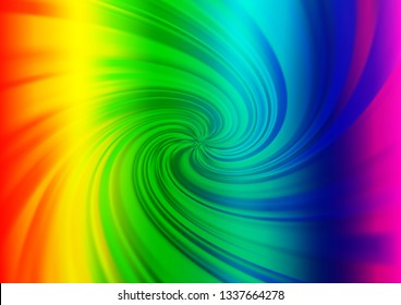 Light Multicolor, Rainbow vector bokeh template. An elegant bright illustration with gradient. A completely new template for your design.