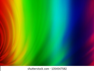 Light Multicolor, Rainbow vector bokeh template. A completely new color illustration in a bokeh style. The template for backgrounds of cell phones.