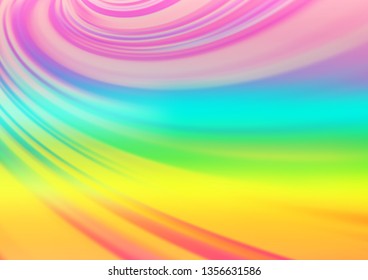Light Multicolor, Rainbow vector bokeh and colorful pattern. An elegant bright illustration with gradient. Brand new style for your business design.