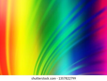 Light Multicolor, Rainbow vector bokeh and colorful pattern. Glitter abstract illustration with an elegant design. Brand new style for your business design.