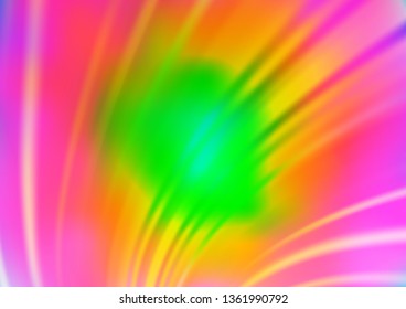 Light Multicolor, Rainbow vector bokeh pattern. A completely new color illustration in a bokeh style. A new texture for your design.
