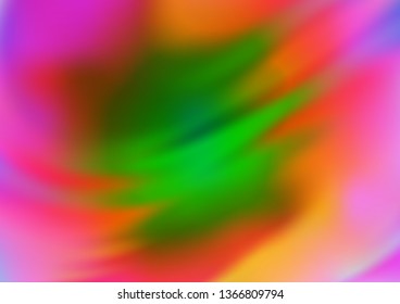 Light Multicolor, Rainbow vector bokeh template. Modern geometrical abstract illustration with gradient. The elegant pattern for brand book.