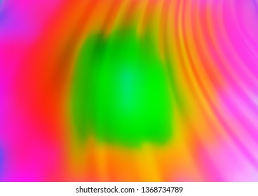 Light Multicolor, Rainbow vector bokeh and colorful pattern. Colorful illustration in blurry style with gradient. The template for backgrounds of cell phones.