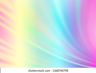 Light Multicolor, Rainbow vector bokeh pattern. Glitter abstract illustration with an elegant design. Brand new design for your business.