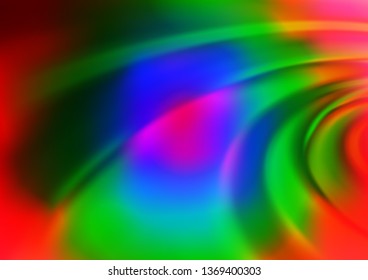 Light Multicolor, Rainbow vector bokeh and colorful pattern. A vague abstract illustration with gradient. The template for backgrounds of cell phones.
