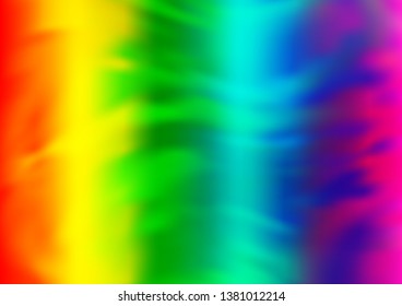 Light Multicolor, Rainbow vector bokeh and colorful pattern. Glitter abstract illustration with an elegant design. The background for your creative designs.