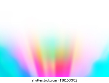 Light Multicolor, Rainbow vector bokeh pattern. Creative illustration in halftone style with gradient. Brand new style for your business design.