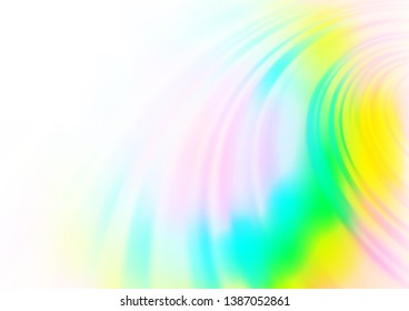 Light Multicolor, Rainbow vector bokeh template. Glitter abstract illustration with an elegant design. The blurred design can be used for your web site.