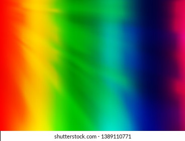 Light Multicolor, Rainbow vector bokeh pattern. An elegant bright illustration with gradient. The template for backgrounds of cell phones.