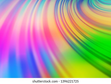 Light Multicolor, Rainbow vector bokeh pattern. Colorful illustration in blurry style with gradient. The elegant pattern for brand book.