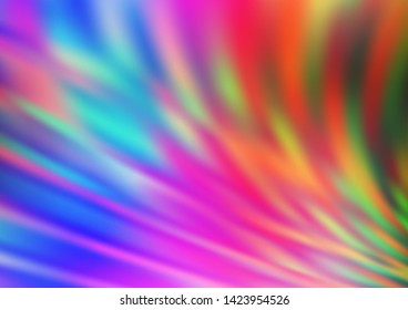 Light Multicolor, Rainbow vector bokeh pattern. Glitter abstract illustration with an elegant design. The template for backgrounds of cell phones.