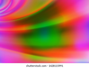 Light Multicolor, Rainbow vector bokeh pattern. Colorful illustration in abstract style with gradient. The best blurred design for your business.