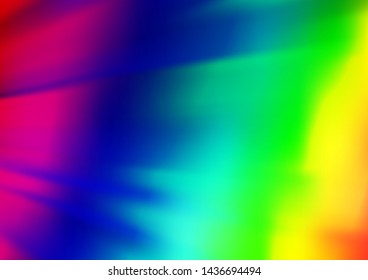 Light Multicolor, Rainbow vector bokeh pattern. Colorful illustration in blurry style with gradient. The blurred design can be used for your web site.