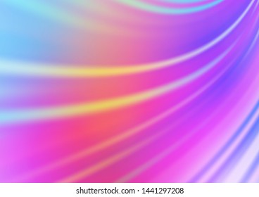 Light Multicolor, Rainbow vector bokeh template. Glitter abstract illustration with an elegant design. The template for backgrounds of cell phones.