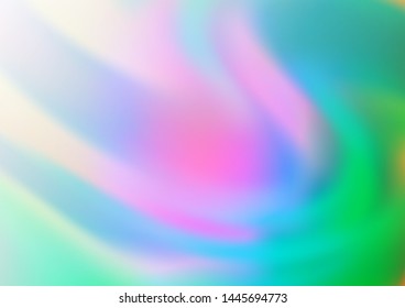 Light Multicolor, Rainbow vector bokeh and colorful pattern. Creative illustration in halftone style with gradient. Brand new style for your business design.