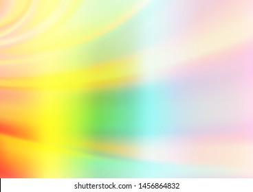 Light Multicolor, Rainbow vector bokeh and colorful pattern. Colorful illustration in abstract style with gradient. The template for backgrounds of cell phones.