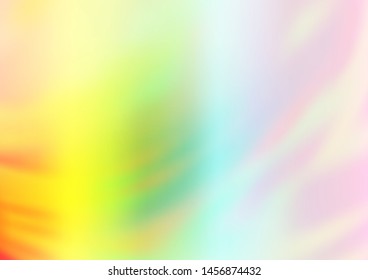 Light Multicolor, Rainbow vector bokeh and colorful pattern. Glitter abstract illustration with an elegant design. A completely new design for your business.