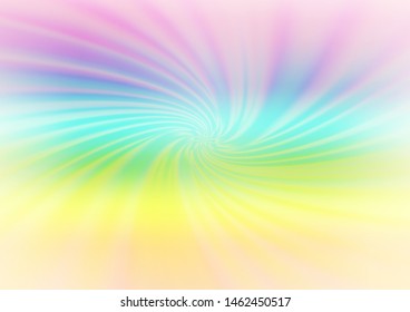 Light Multicolor, Rainbow vector bokeh template. Shining colorful illustration in a Brand new style. The template can be used for your brand book.