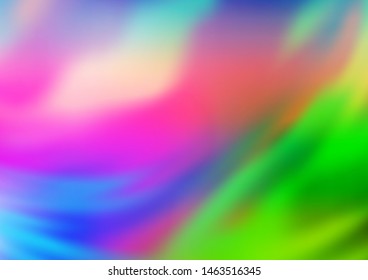 Light Multicolor, Rainbow vector bokeh and colorful pattern. Glitter abstract illustration with an elegant design. The blurred design can be used for your web site.