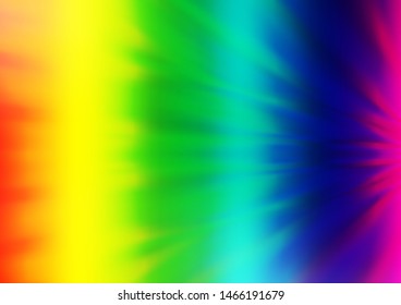 Light Multicolor, Rainbow vector bokeh pattern. Colorful illustration in blurry style with gradient. A completely new template for your design.