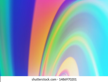 Light Multicolor, Rainbow vector bokeh and colorful pattern. A vague abstract illustration with gradient. A completely new template for your design.