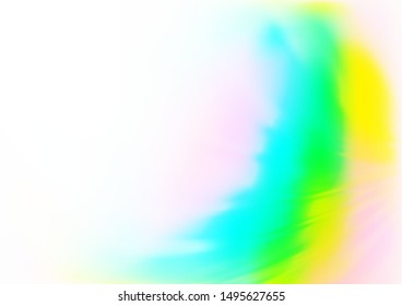 Light Multicolor, Rainbow vector bokeh and colorful pattern. Colorful illustration in blurry style with gradient. The template for backgrounds of cell phones.
