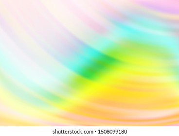 Light Multicolor, Rainbow vector bokeh template. Colorful illustration in blurry style with gradient. A completely new template for your design.