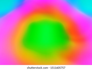 Light Multicolor, Rainbow vector bokeh pattern. A completely new color illustration in a bokeh style. A completely new design for your business.