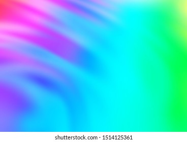 Light Multicolor, Rainbow vector bokeh template. A completely new color illustration in a bokeh style. A completely new template for your design.