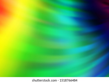 Light Multicolor, Rainbow vector bokeh pattern. A completely new color illustration in a bokeh style. Brand new design for your business.