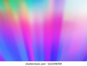 Light Multicolor, Rainbow vector bokeh and colorful pattern. An elegant bright illustration with gradient. The blurred design can be used for your web site.