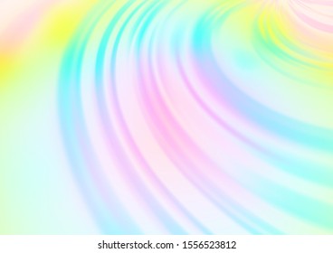 Light Multicolor, Rainbow vector bokeh template. An elegant bright illustration with gradient. The background for your creative designs.