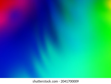 Light Multicolor, Rainbow vector bokeh pattern. A vague abstract illustration with gradient. The template can be used for your brand book.