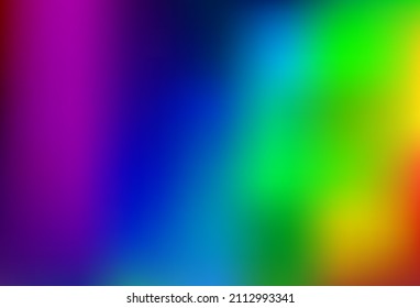 Light Multicolor, Rainbow vector bokeh and colorful pattern. An elegant bright illustration with gradient. Brand new template for your design.