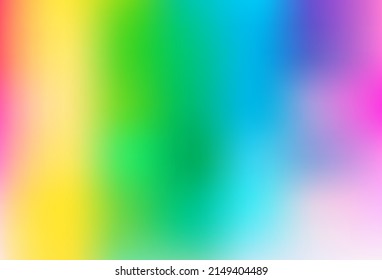 Light Multicolor, Rainbow vector bokeh pattern. Colorful illustration in blurry style with gradient. Simple design for your business.