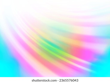 Light Multicolor, Rainbow vector bokeh pattern. Modern geometrical abstract illustration with gradient. The elegant pattern for brand book.