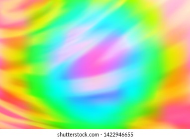 Light Multicolor, Rainbow vector colorful blur background. A completely new colored illustration in blur style. Smart design for your work.