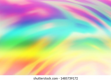 Light Multicolor, Rainbow vector colorful blur background. Colorful illustration in abstract style with gradient. Completely new design for your business.