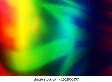 Light Multicolor, Rainbow vector colorful blur background. Abstract colorful illustration with gradient. Background for a cell phone.