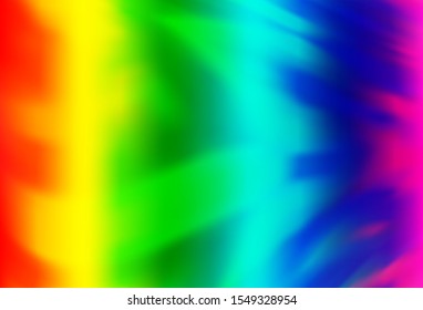 Light Multicolor, Rainbow vector colorful blur backdrop. Abstract colorful illustration with gradient. New way of your design.