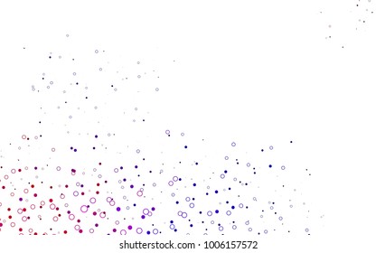 Light Multicolor, Rainbow vector  cover with spots. Blurred decorative design in abstract style with bubbles. The pattern can be used for aqua ad, booklets.