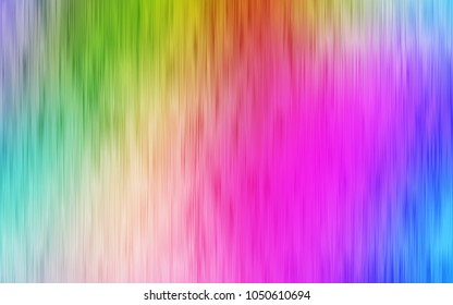 Light Multicolor, Rainbow vector cover with long lines. Blurred decorative design in simple style with lines. The template can be used as a background.