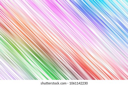 Light Multicolor, Rainbow vector cover with long lines. Shining colored illustration with narrow lines. Best design for your ad, poster, banner.