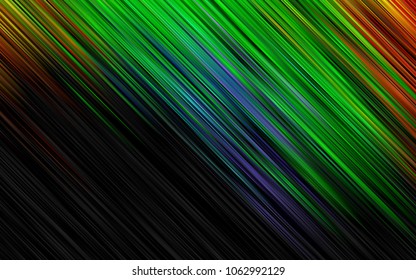 Light Multicolor, Rainbow vector cover with long lines. Glitter abstract illustration with colored sticks. Smart design for your business advert.