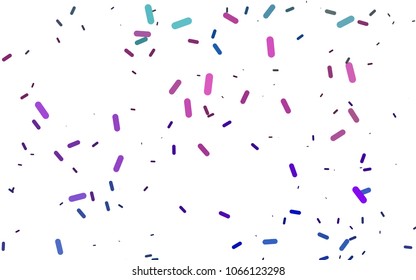 Light Multicolor, Rainbow vector cover with rounded stripes. Shining colored illustration with rounded stripes. Best design for your ad, poster, banner.