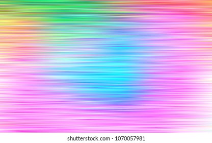 Light Multicolor, Rainbow vector cover with long lines. Modern geometrical abstract illustration with staves. Best design for your ad, poster, banner.