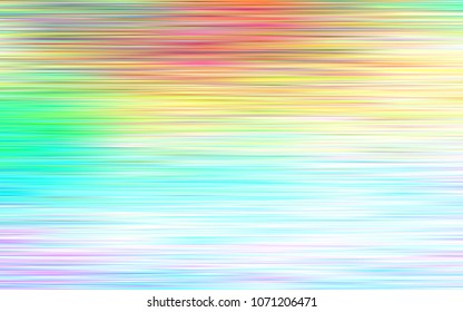 Light Multicolor, Rainbow vector cover with long lines. Decorative shining illustration with lines on abstract template. The pattern can be used as ads, poster, banner for commercial.