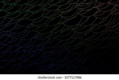 Light Multicolor, Rainbow vector  cover with spots. Blurred decorative design in abstract style with bubbles. New design for ad, poster, banner of your website.